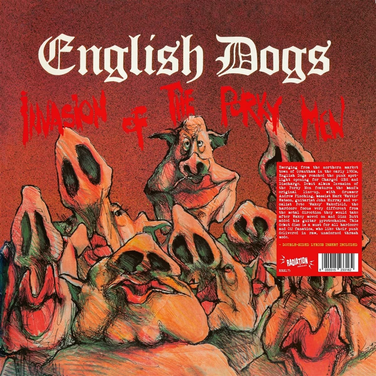 ENGLISH DOGS - INVASION OF THE PORKY MEN. LP